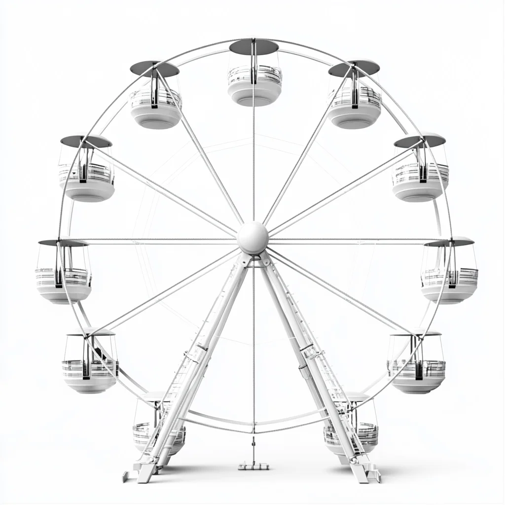 Ferris-wheel 3D mode'