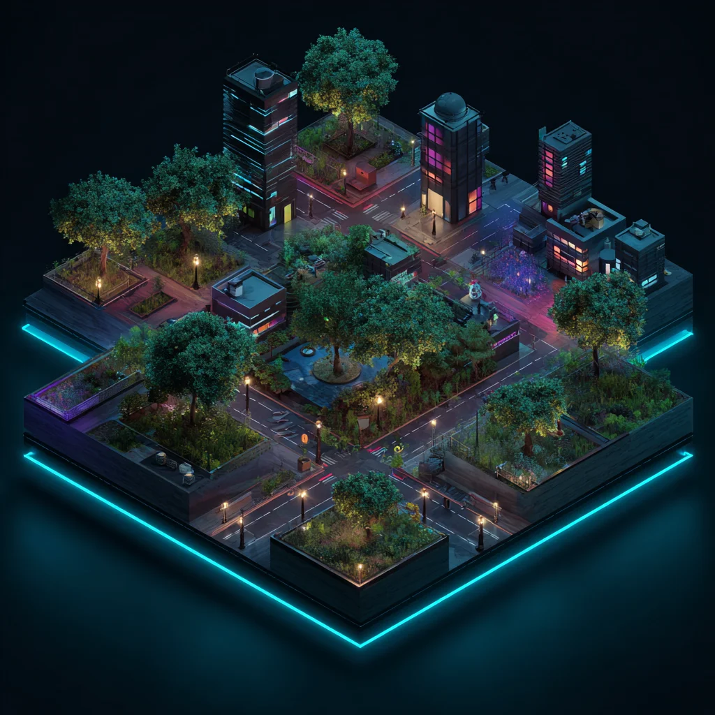 Virtual real estate plot